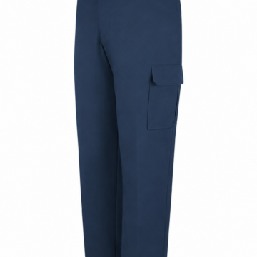 Navy Straight-Leg Cargo Pants
