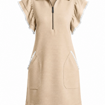 Elegant Solid Color Knee-Length Dress with Sleeveless Design